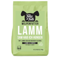 Tales und Tails "LAMMsam hab ich Hunger" - Softes Trockenfutter für Welpen
