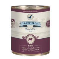 Lakefields® Nassfutter Komplettmenü Rind 400g Dose