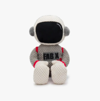 Astronaut Floppy Hundespielzeug aus Plüsch