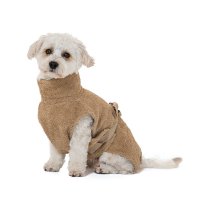 Lill´s Hundebademantel aus Bio-Baumwolle M Sand