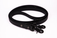 Biothane Hundehalsband schwarz M 41-46cm